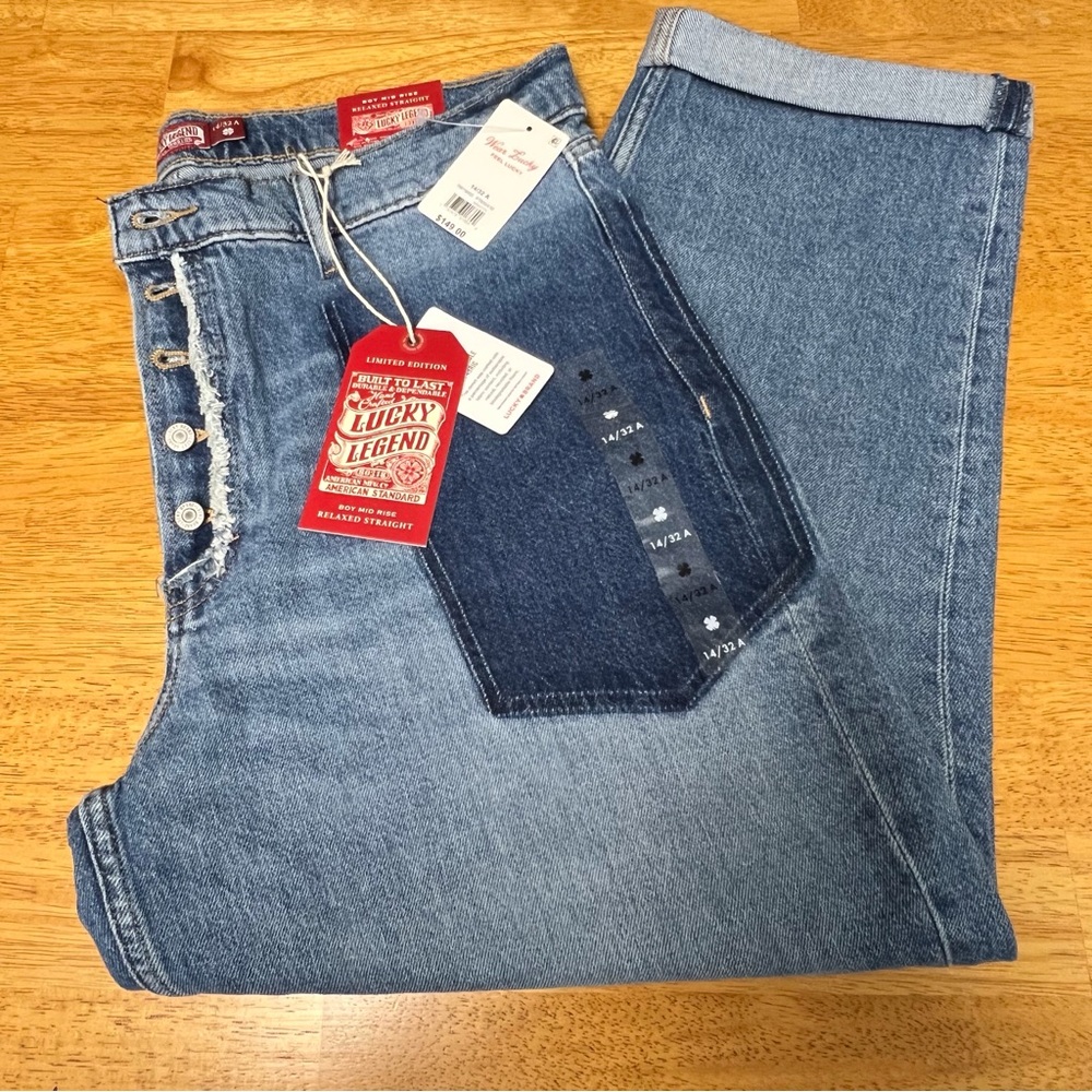 LUCKY BRAND Patchwork Boy Jeans - Picture 3 of 7